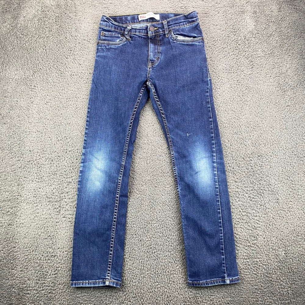 Levi's 511 Slim Performance Jeans Girls Size 12 Reg Blue Denim